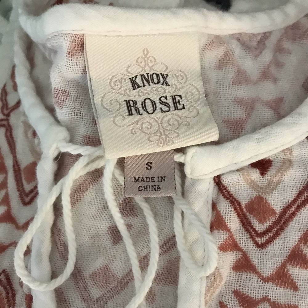 🌵Knox Rose/Long sleeve Peasant lightweight Top - Picture 5 of 6